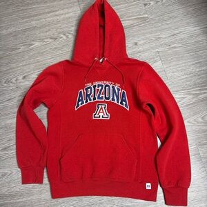 Vintage Arizona Wildcats Hoodie Sweatshirt Sz Small Russell Athletic Embroidered